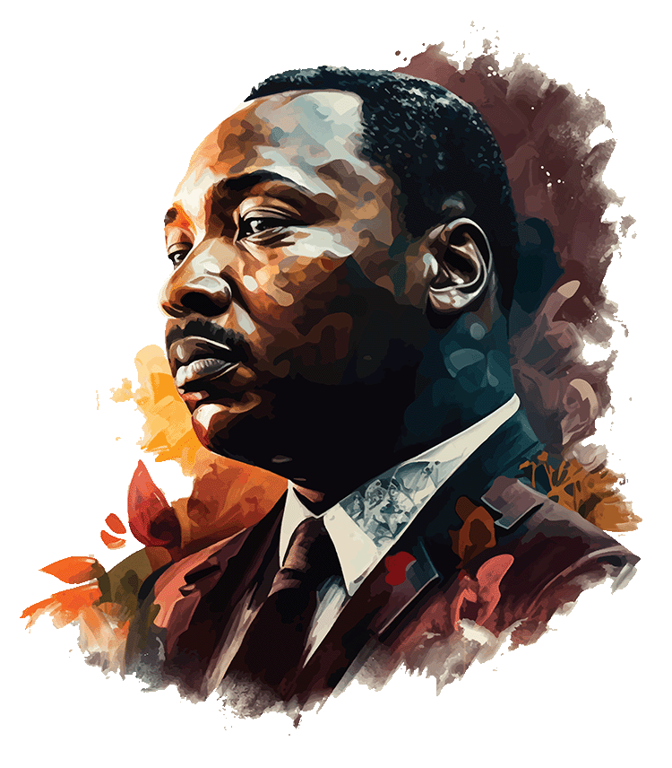 martin luther king jr rendering